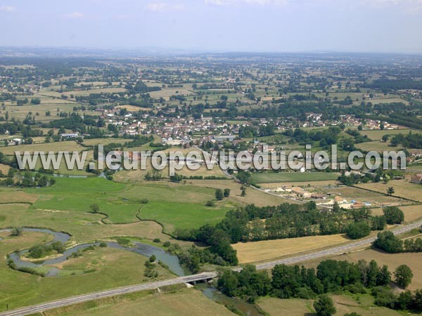 Photo aérienne de Saint-Yan