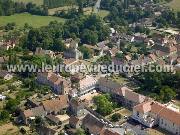 Photo aérienne de Saint-Yan