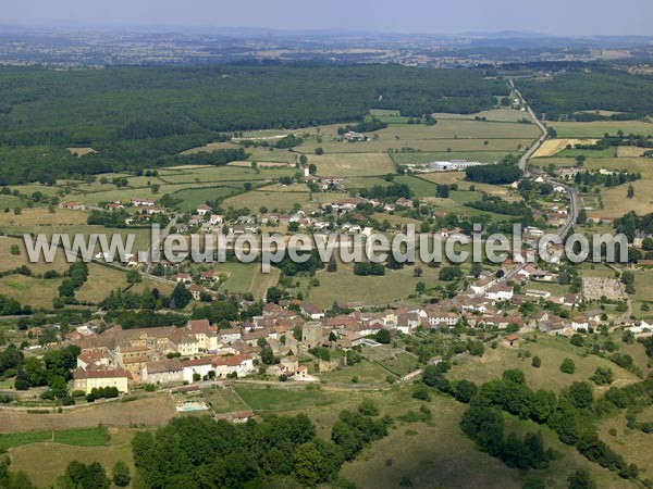 Photo aérienne de Semur-en-Brionnais