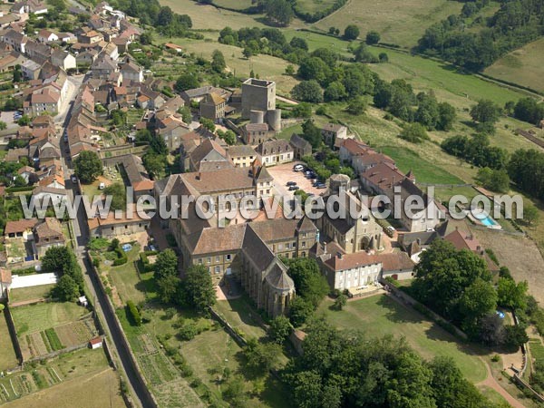 Photo aérienne de Semur-en-Brionnais