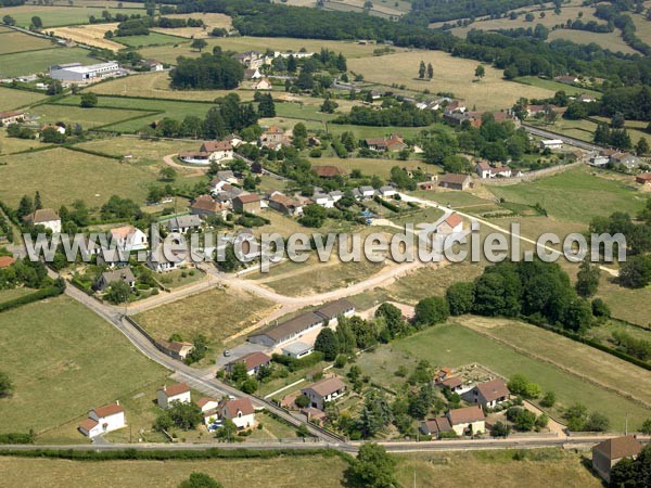 Photo aérienne de Semur-en-Brionnais