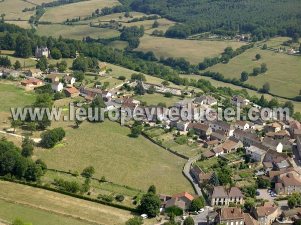 Photo aérienne de Semur-en-Brionnais