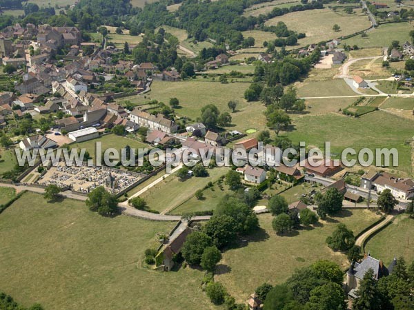 Photo aérienne de Semur-en-Brionnais