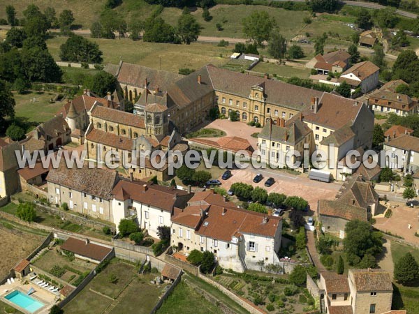 Photo aérienne de Semur-en-Brionnais