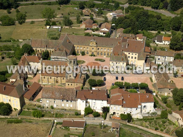 Photo aérienne de Semur-en-Brionnais