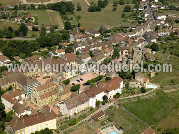 Photo aérienne de Semur-en-Brionnais