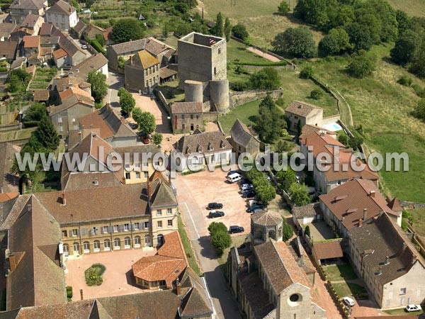 Photo aérienne de Semur-en-Brionnais