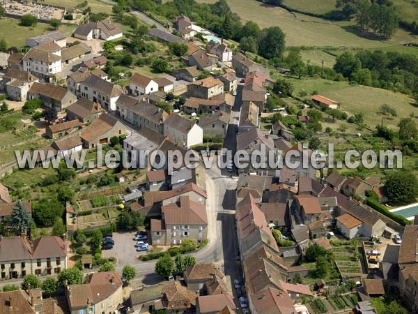 Photo aérienne de Semur-en-Brionnais