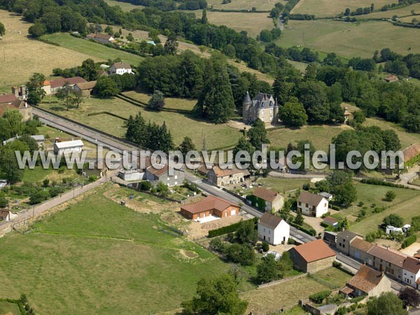 Photo aérienne de Semur-en-Brionnais