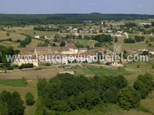 Photo aérienne de Semur-en-Brionnais