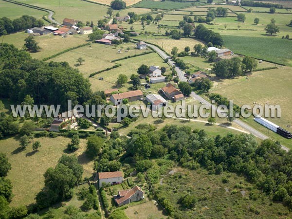 Photo aérienne de Semur-en-Brionnais