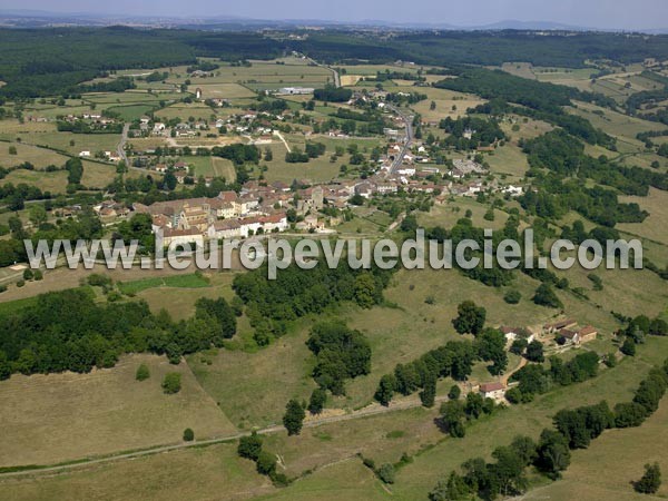 Photo aérienne de Semur-en-Brionnais