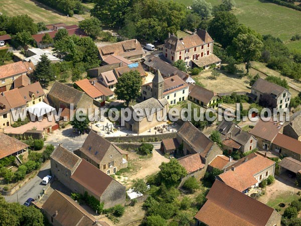 Photo aérienne de Taizé