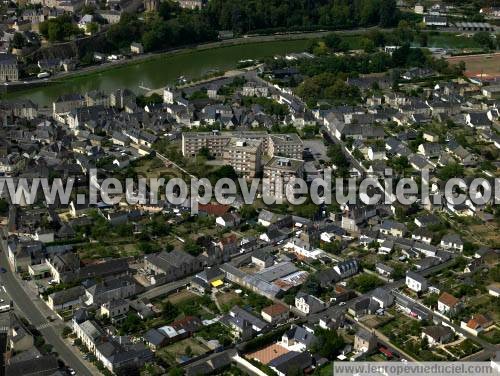 Photo aérienne de Château-Gontier Photo aérienne de Château-Gontier