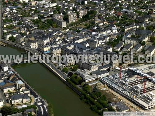 Photo aérienne de Château-Gontier Photo aérienne de Château-Gontier