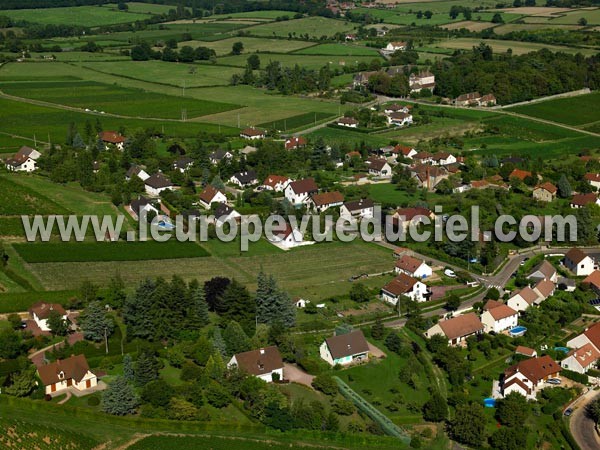 Photo aérienne de Buxy