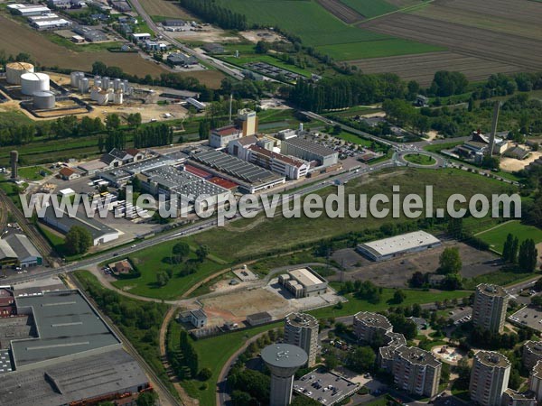 Photo aérienne de Chalon-sur-Sane