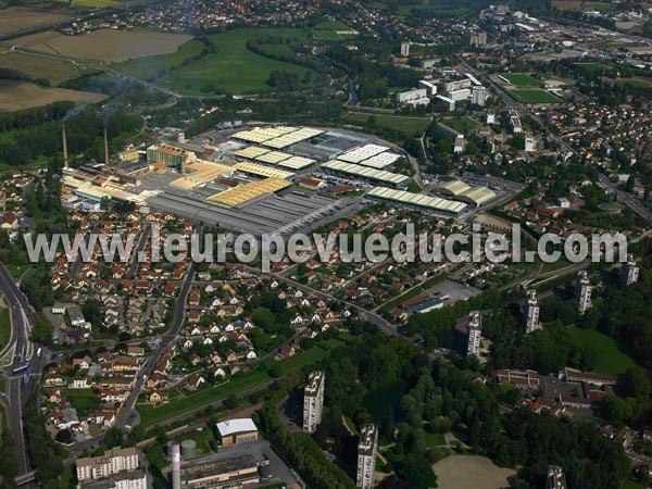 Photo aérienne de Chalon-sur-Sane