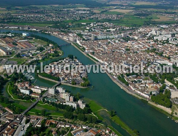 Photo aérienne de Chalon-sur-Sane