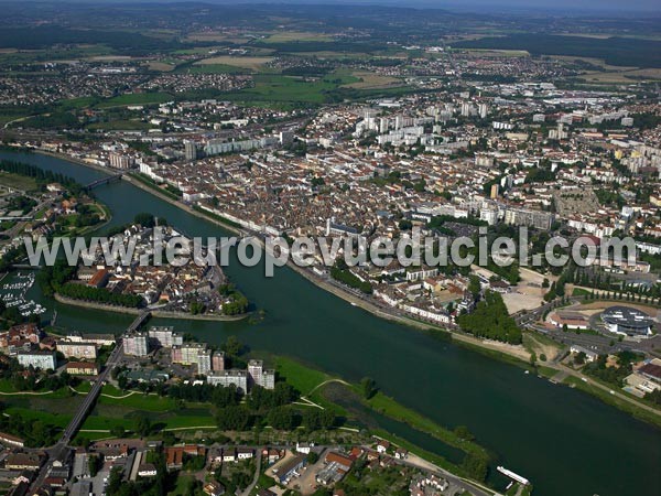 Photo aérienne de Chalon-sur-Sane