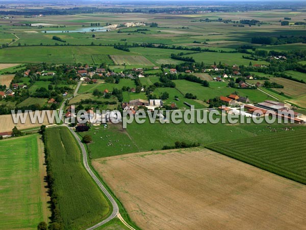 Photo aérienne de Pierre-de-Bresse