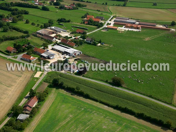 Photo aérienne de Pierre-de-Bresse