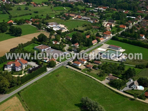 Photo aérienne de Pierre-de-Bresse