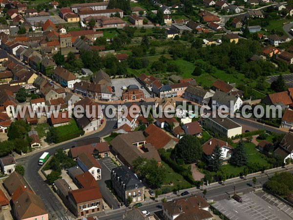 Photo aérienne de Pierre-de-Bresse