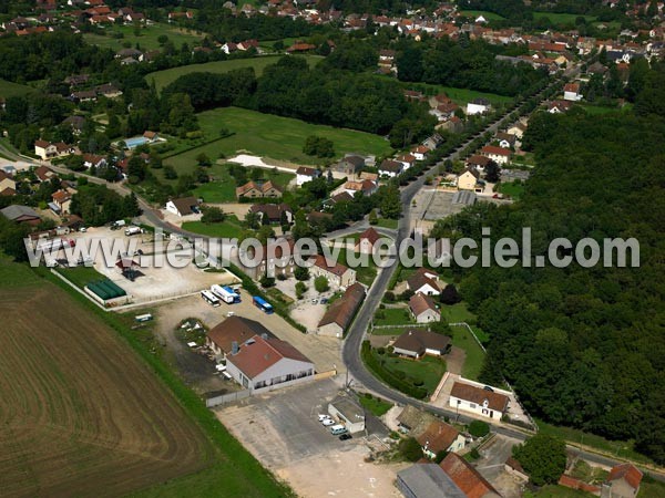 Photo aérienne de Pierre-de-Bresse