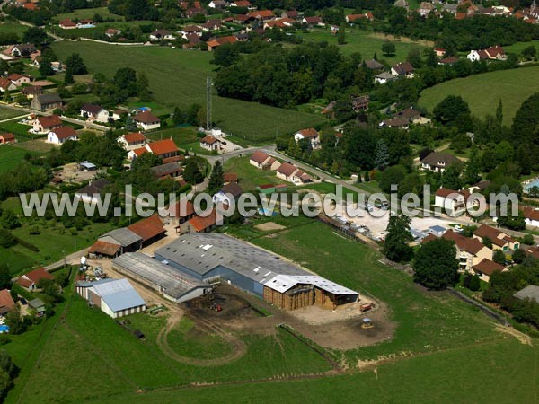 Photo aérienne de Pierre-de-Bresse