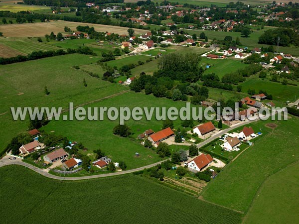 Photo aérienne de Pierre-de-Bresse