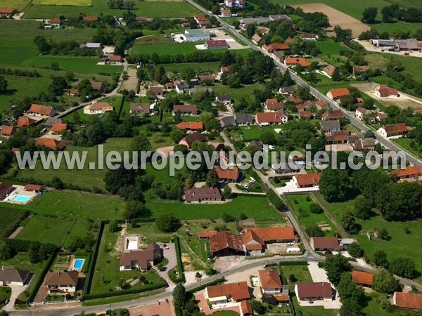 Photo aérienne de Pierre-de-Bresse