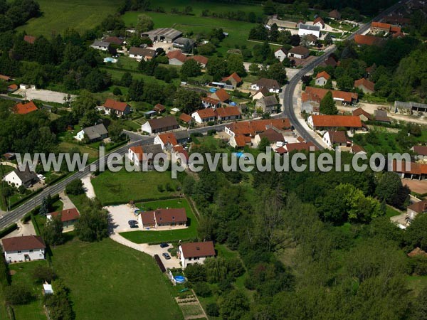 Photo aérienne de Pierre-de-Bresse