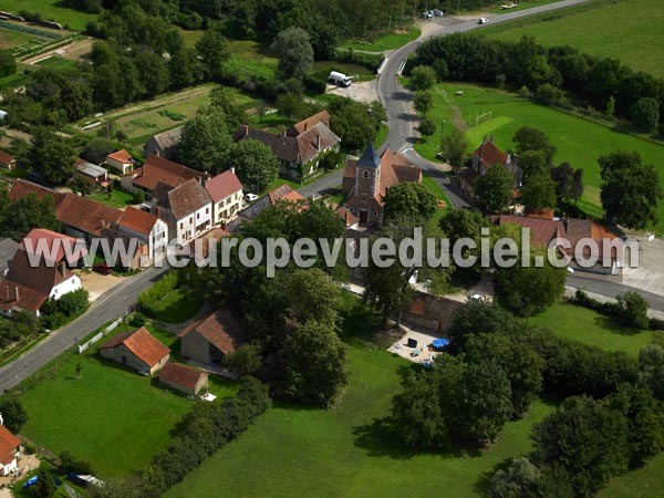 Photo aérienne de Saint-Bonnet-en-Bresse