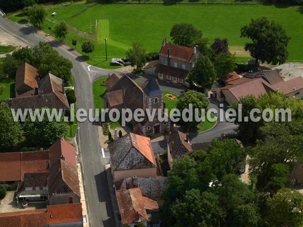 Photo aérienne de Saint-Bonnet-en-Bresse