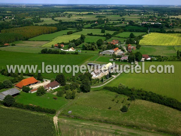 Photo aérienne de Saint-Bonnet-en-Bresse