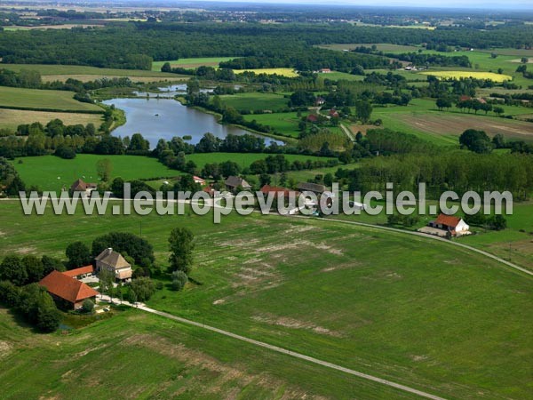 Photo aérienne de Saint-Bonnet-en-Bresse