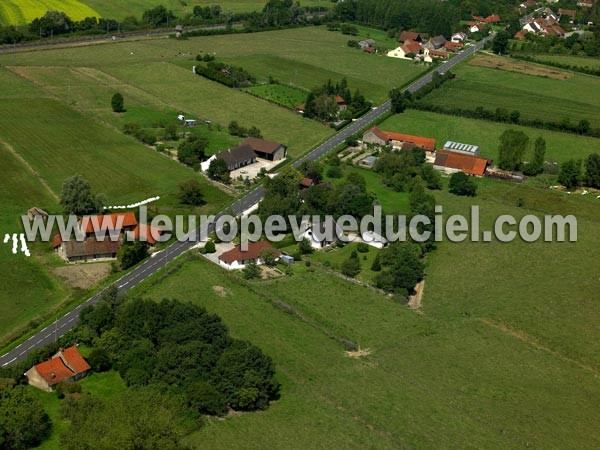 Photo aérienne de Saint-Bonnet-en-Bresse