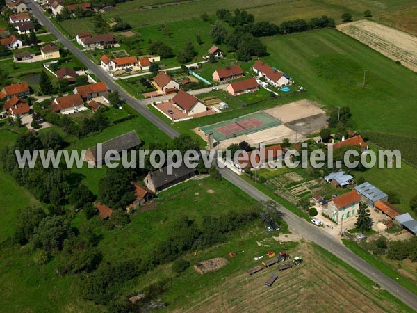 Photo aérienne de Saint-Bonnet-en-Bresse