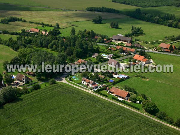 Photo aérienne de Saint-Bonnet-en-Bresse