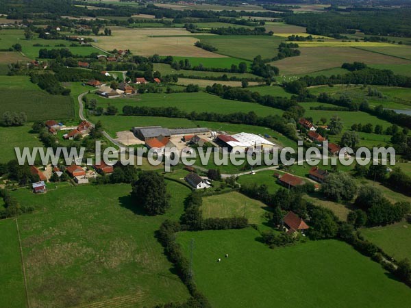 Photo aérienne de Saint-Bonnet-en-Bresse