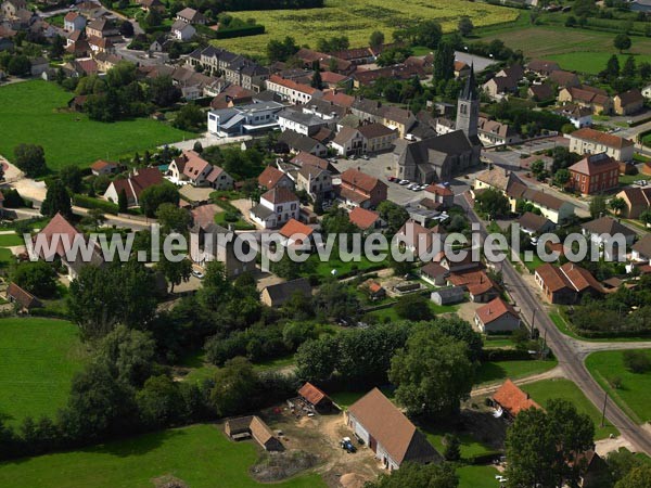 Photo aérienne de Saint-Martin-en-Bresse