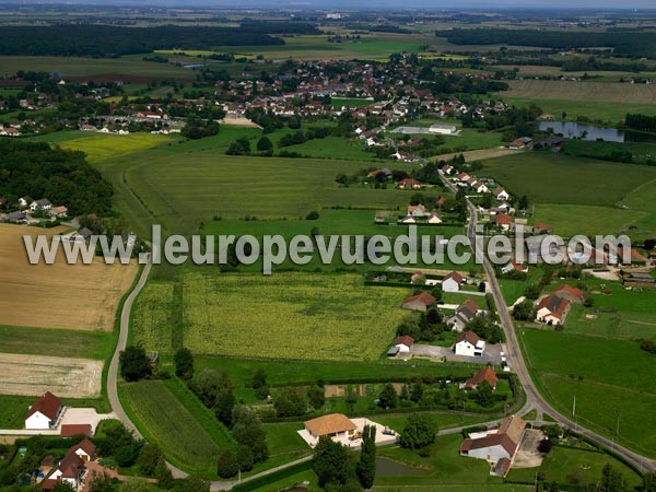 Photo aérienne de Saint-Martin-en-Bresse