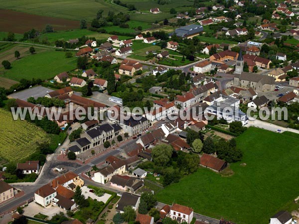 Photo aérienne de Saint-Martin-en-Bresse