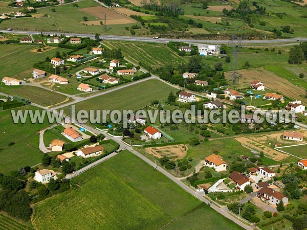 Photo aérienne de Peaugres