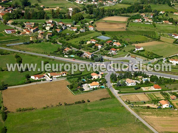 Photo aérienne de Peaugres