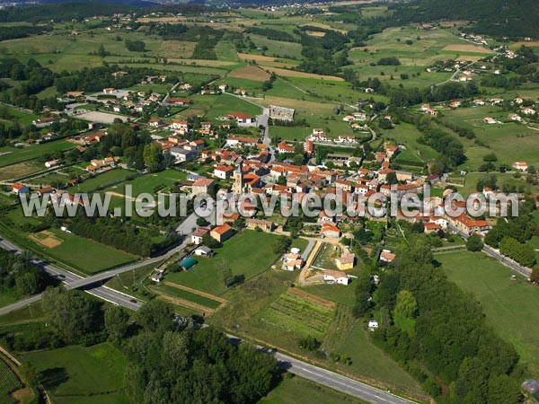 Photo aérienne de Peaugres