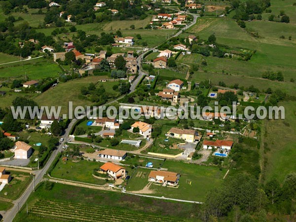 Photo aérienne de Peaugres