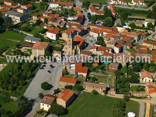 Photo aérienne de Peaugres