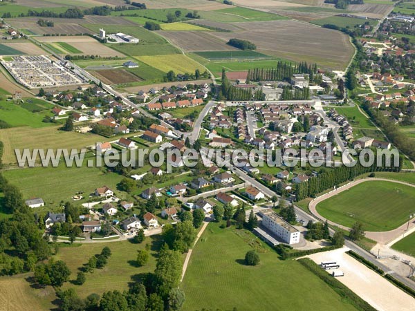 Photo aérienne de Auxonne